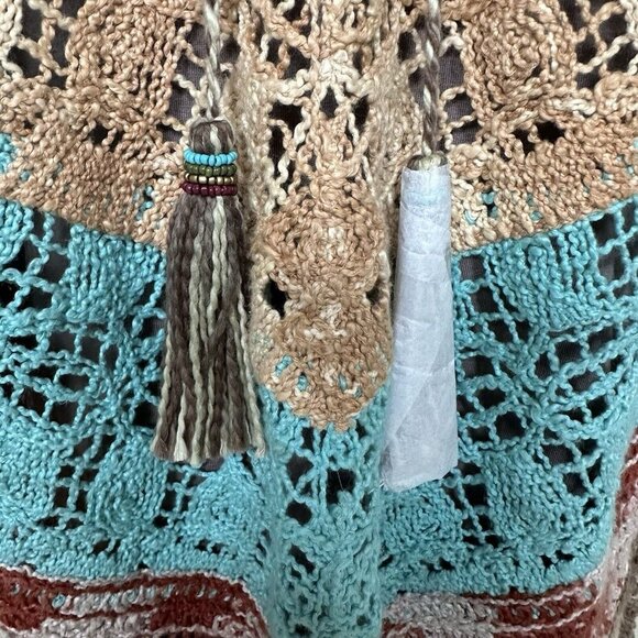 $120 NWT Soft Surroundings Crochet Tunic Size Petite Small PS Cottagecore Boho - Picture 6 of 16